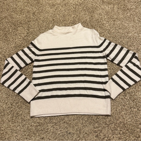 Cashmere Wool Blend Cream & Brown Women’s Sweater Size  XS Vince Brand - Picture 1 of 8